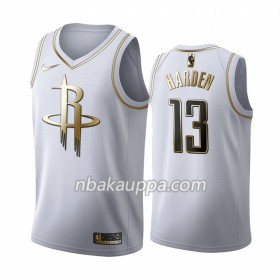 Houston Rockets James Harden 13 Nike 2019-2020 Valkoinen Golden Edition Pelipaidat Swingman - Miesten